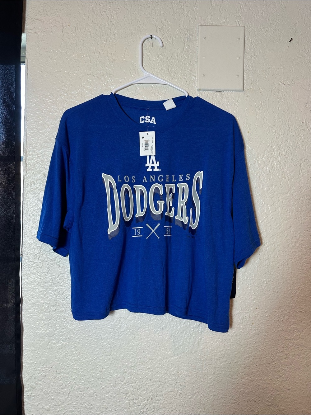 CSA Los Angeles Dodgers Royal Blue Short Sleeve Tee
